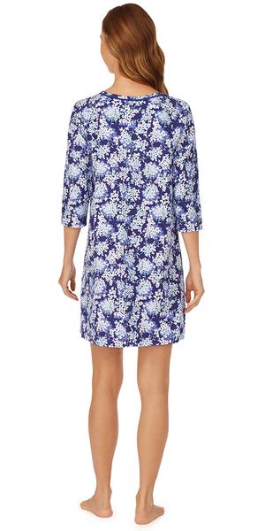 Hydrangea 3/4 Sleeve Sleepshirt