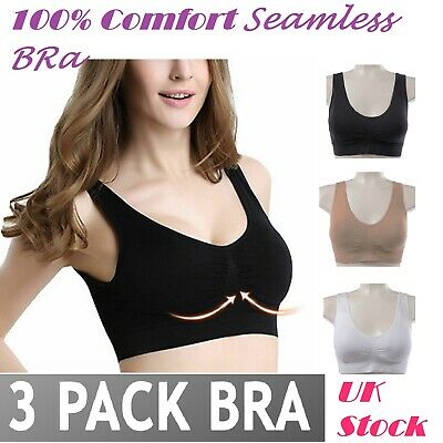  Sports Bras for Women Pack Seamless Bra Comfy Sports