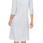 Floral Diamond 3/4 Sleeve Waltz Gown 82001-101