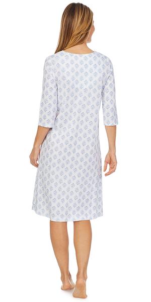 Floral Diamond 3/4 Sleeve Waltz Gown 82001-101