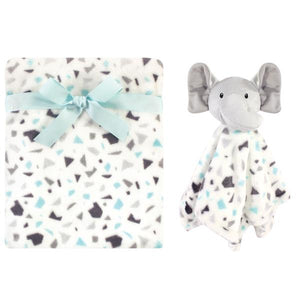 Luvable Friends Plush Blanket and Security Blanket, Terrazzo Elephant Luvable Friends  ID: 40408