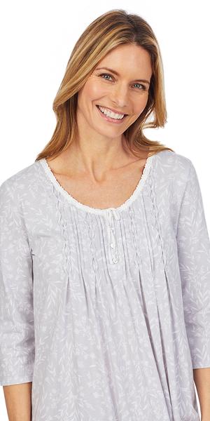 Dreamy Grey Long Nightgown 82002