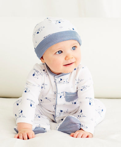 FOOTED ONE PIECE WITH HAT 4528