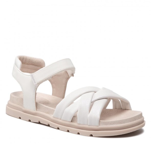 MAYORAL 45365 WHITE SANDALS WITH VELCRO