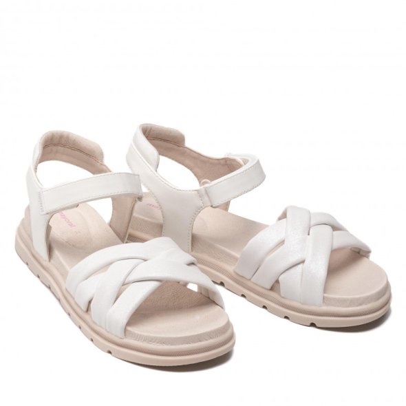 MAYORAL 45365 WHITE SANDALS WITH VELCRO