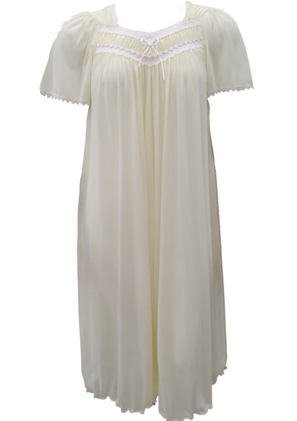 Silk Essence Sheer Long Nightgown 50321