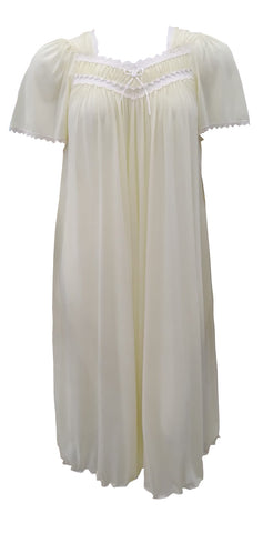 Silk Essence Sheer Long Nightgown 50321