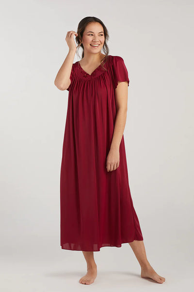 NYLON TRICOT LONG NIGHTGOWN 50809