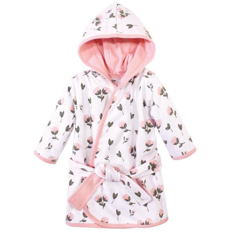 Hudson Baby Cotton Rich Bathrobe, Pink Peony Hudson Baby  ID: 57879 Sale price