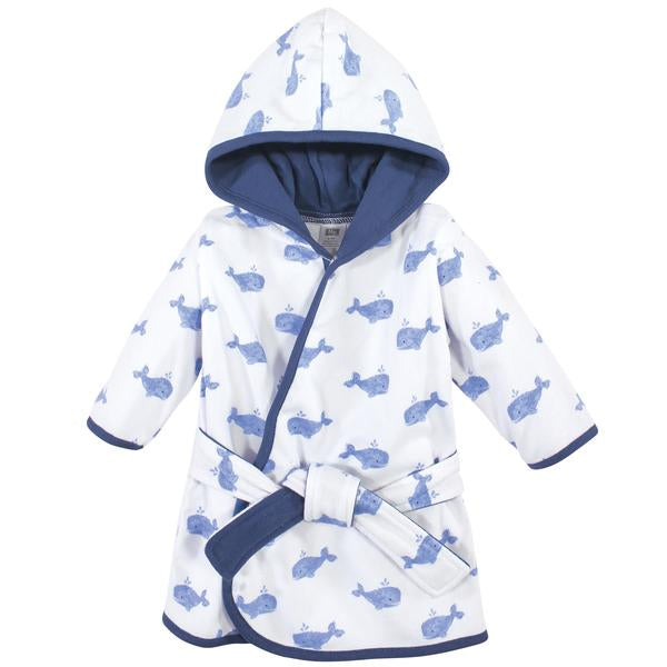 Hudson Baby Cotton Rich Bathrobe, Blue Whale Hudson Baby  ID: 57883