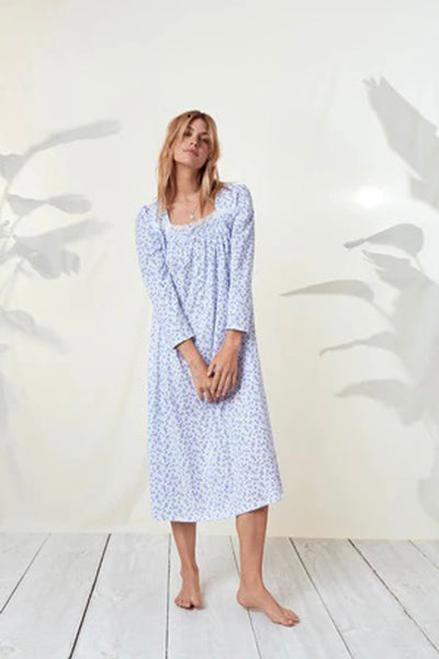 Autumn Blues Cotton Nightgown 5825060