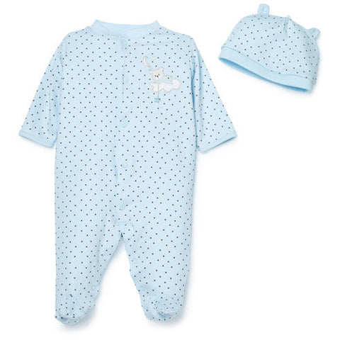 FOOTED ONE PIECE WITH HAT 643354