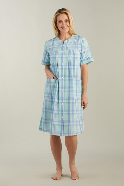 SEERSUCKER ROBE - SHORT ROBE/SHORT SLEEVE 854611-469