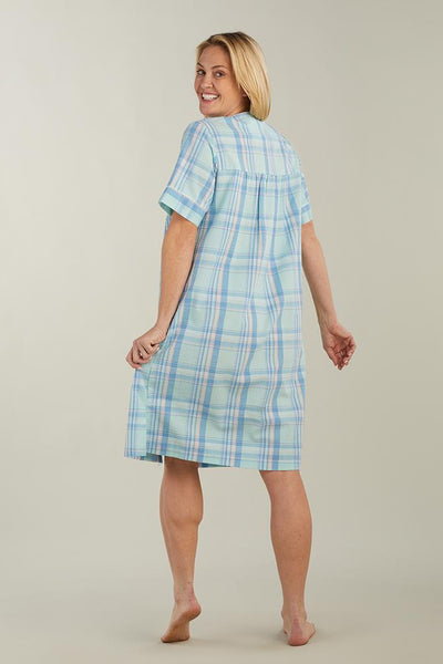 SEERSUCKER ROBE - SHORT ROBE/SHORT SLEEVE 854611-469