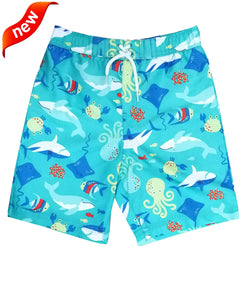 Dino Toddler Swim Trunks"9091"