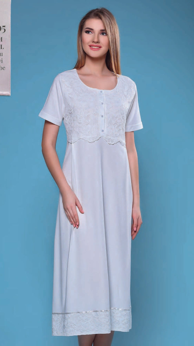 Women's dress made of light, cool Turkish cotton 9105