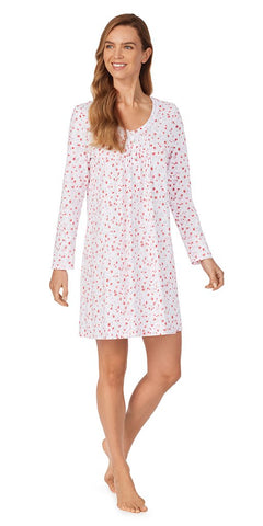SWEAT FLORAL NIGHTSHIRT 22053