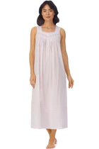 The "Eileen" Dobby Stripe White Gown 5220079