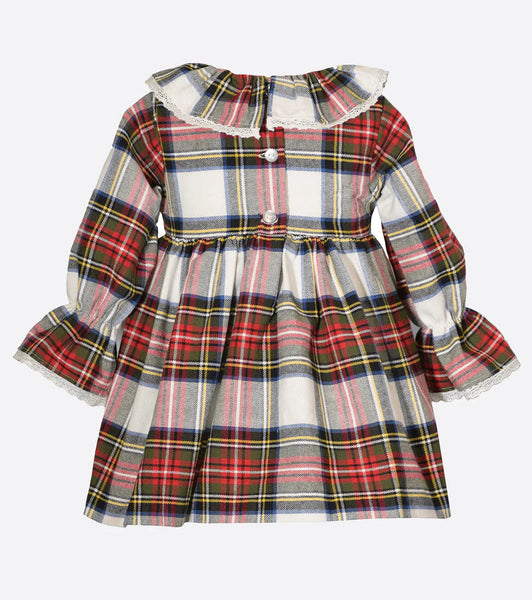 PATTY SMOCKED PLAID DRESS X2-X3-10630