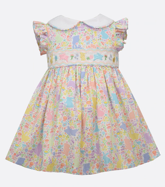 CHRISTINE BUNNY SMOCKED DRESS 14886