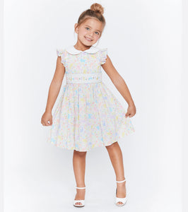 CHRISTINE BUNNY SMOCKED DRESS 14886