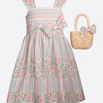 DANIELLE BOW DRESS WITH PURSE 10899
