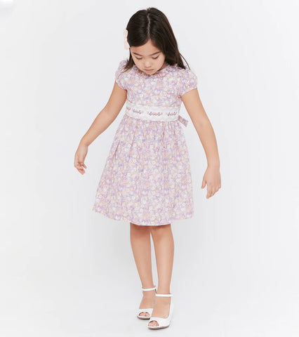 LUNA SMOCKED FLORAL DRESS 14960