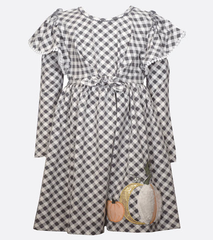 GINGHAM PUMPKIN DRESS 10448