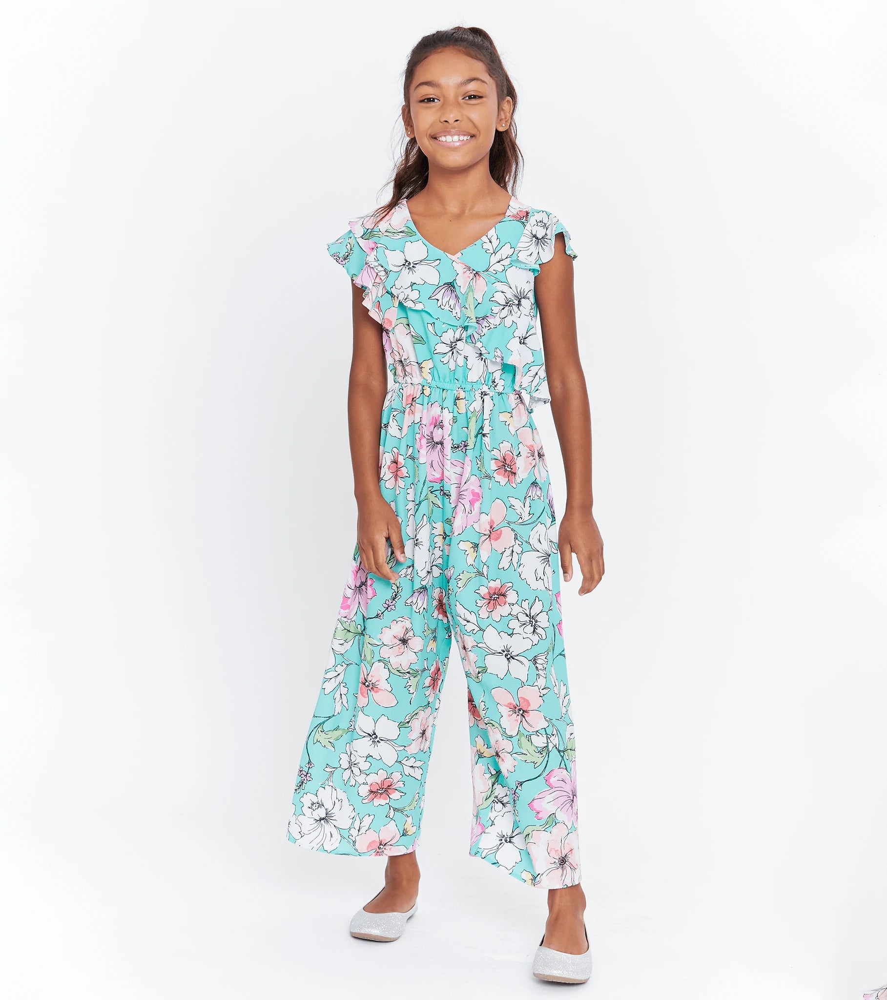 RYLEE FLORAL JUMPSUIT 45121
