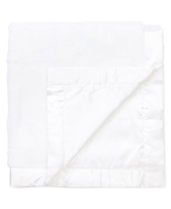 White Plush Receiving Blanket 830798