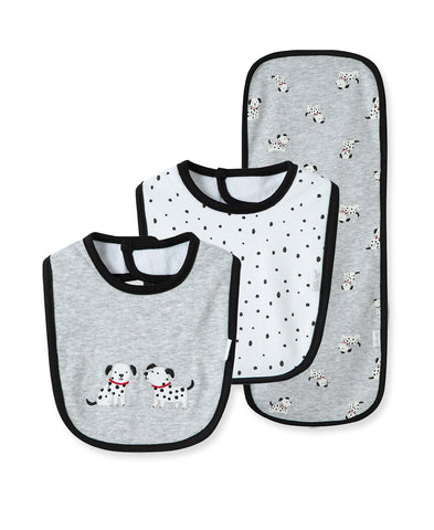 Dalmatian Bib & Burp Set 410289