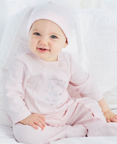 FOOTED ONE PIECE WITH HAT 7032