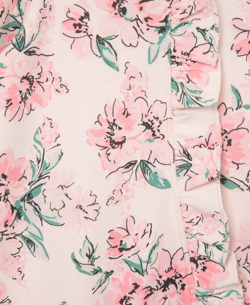 Dream Floral Footed One-Piece and Headband 11370