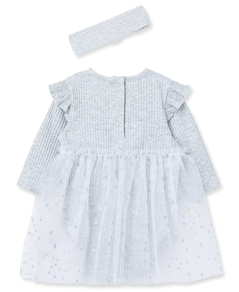 LITTEL ME Silver Star Tutu Bodysuit Set 12295