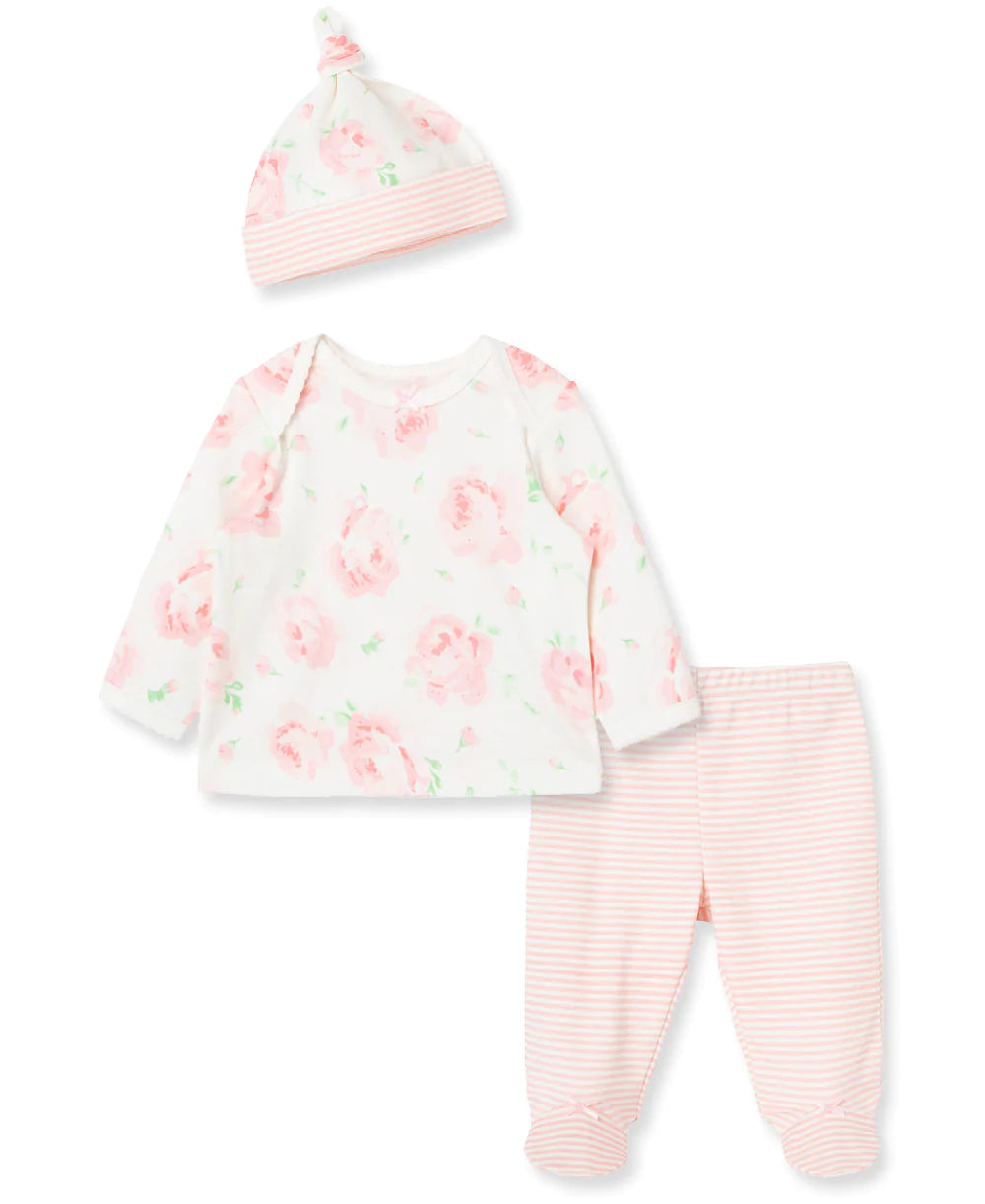 Beauty Rose Footed Pant Set 12175