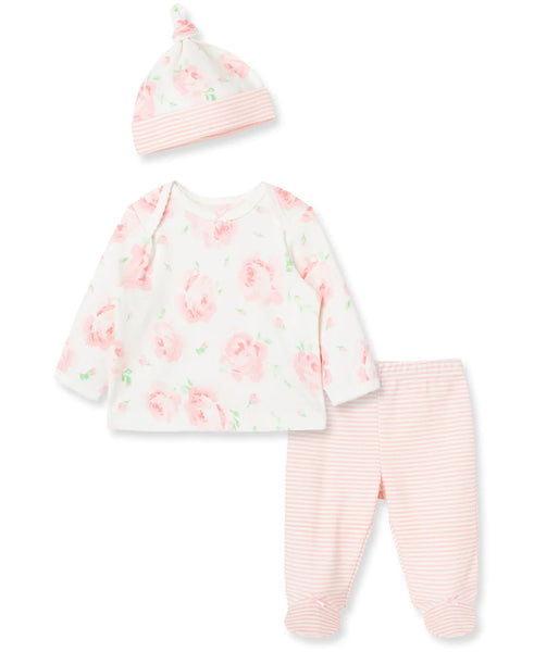 Beauty Rose Footed Pant Set 12175
