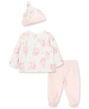 Beauty Rose Footed Pant Set 12175