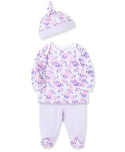 Watercolors Footed Pant Set 12177