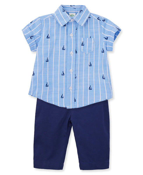 Sailboat Infant Woven Pant Set 12962