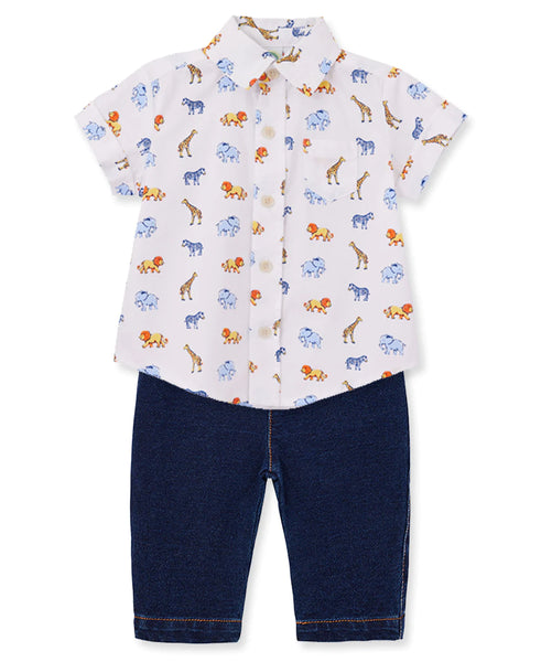 Safari Woven Pant Set 12964