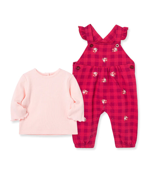 Floral Posy Infant Overall Set 12316