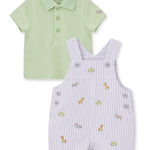 Safari Infant Woven Shortall Set 12917