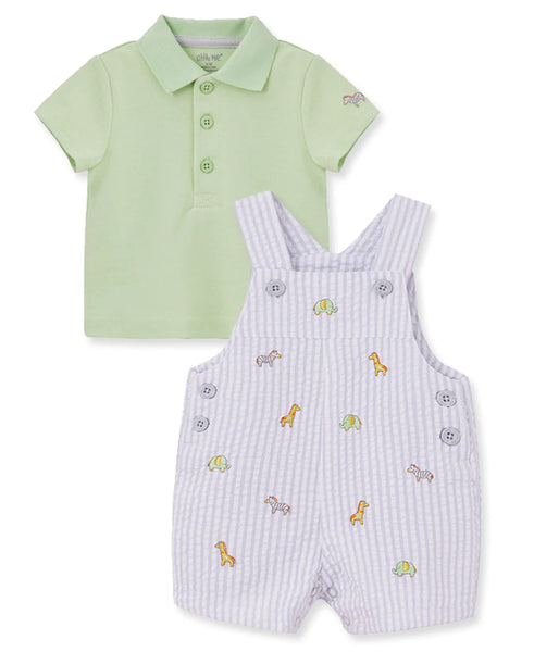 Safari Infant Woven Shortall Set 12917