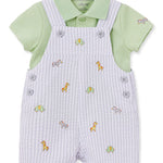 Safari Infant Woven Shortall Set 12917