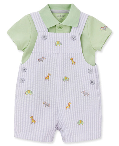 Safari Infant Woven Shortall Set 12917