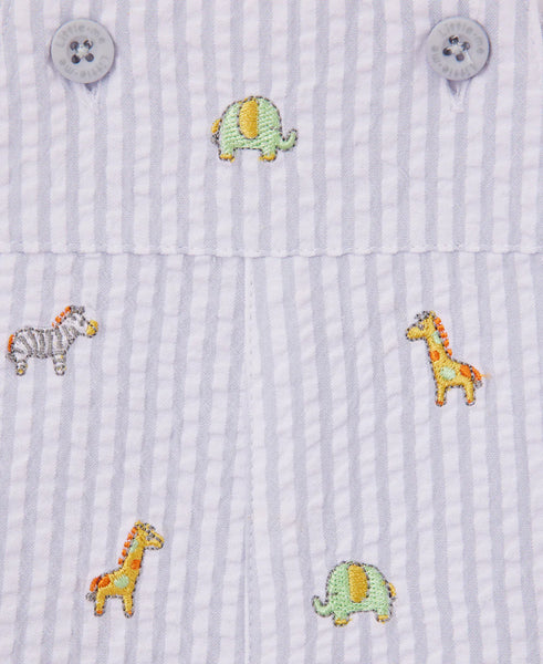 Safari Infant Woven Shortall Set 12917