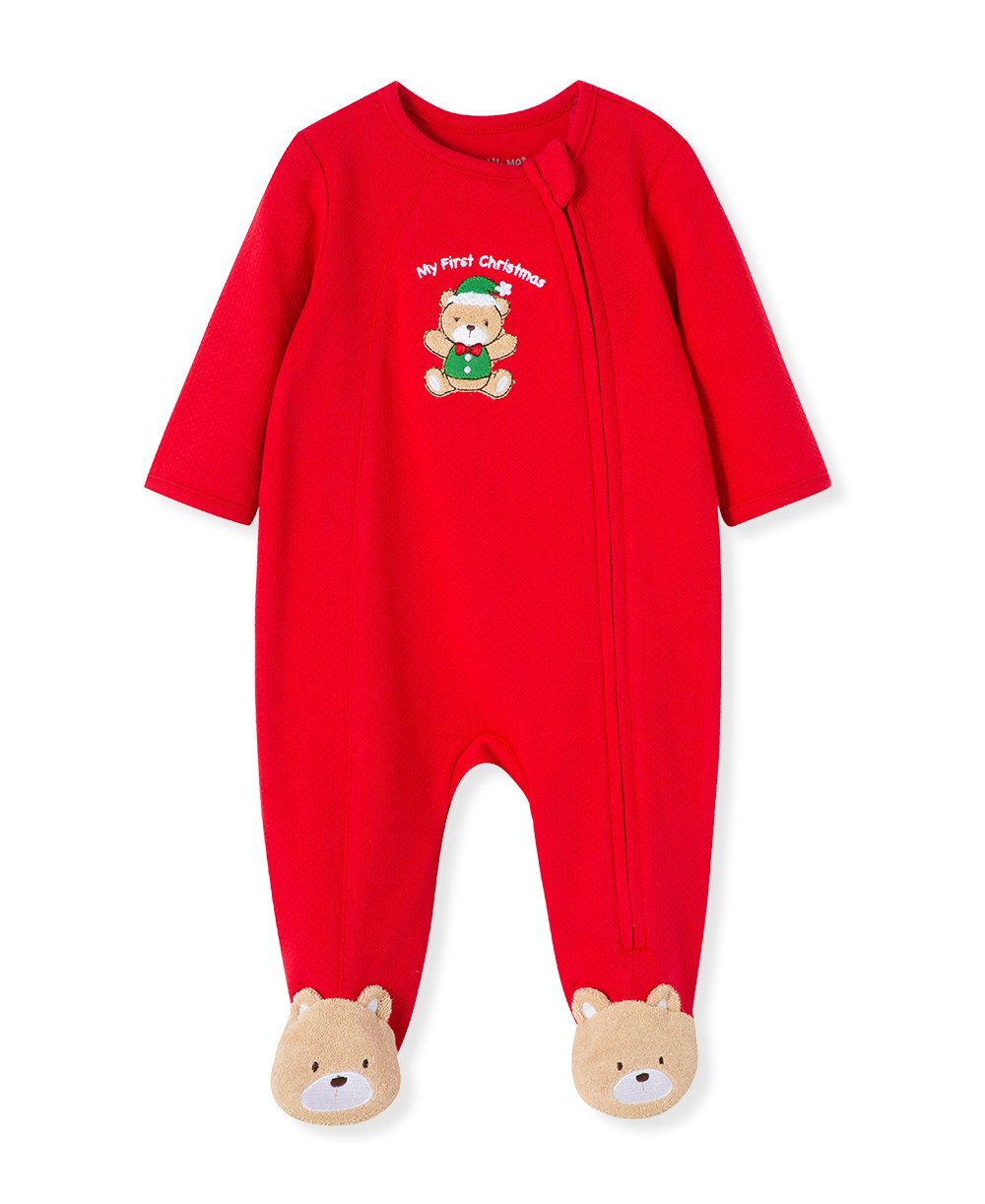 Holiday Bear Footie 11306