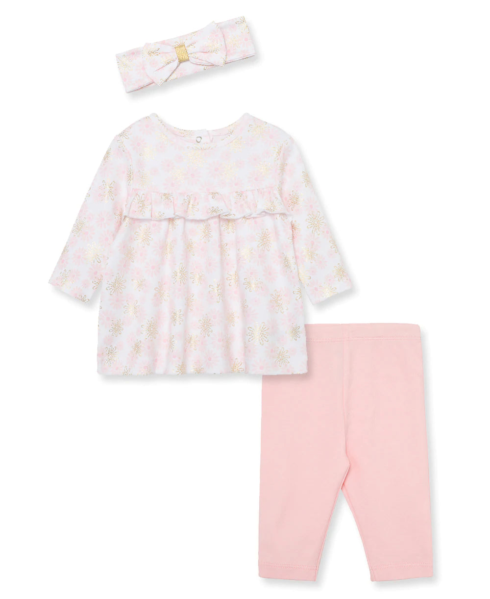 Gold Posies Tunic Set 11590