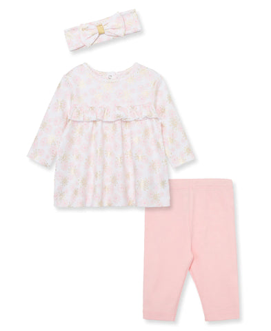 Gold Posies Tunic Set 11590