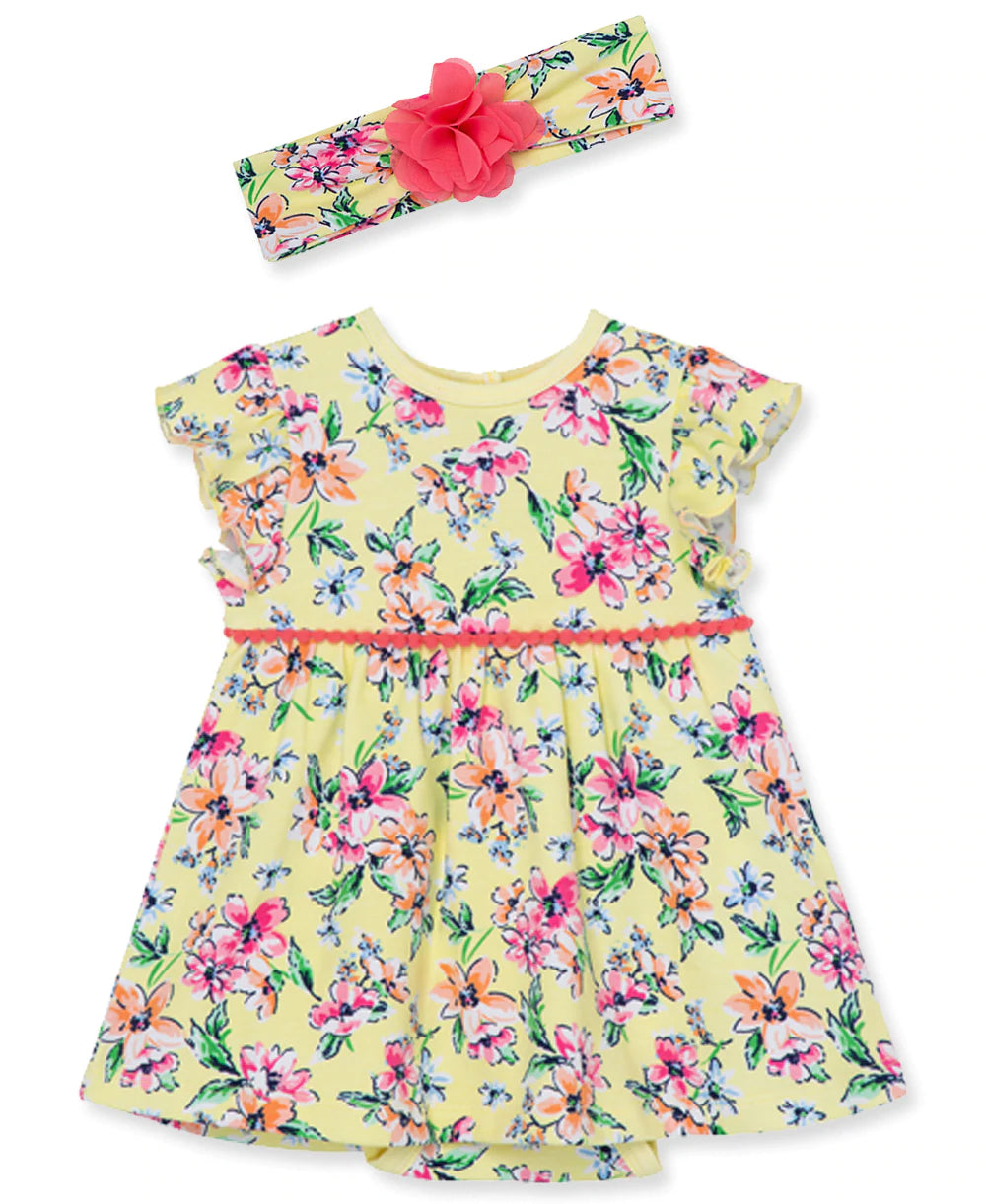 Floral Bodysuit Dress 11698
